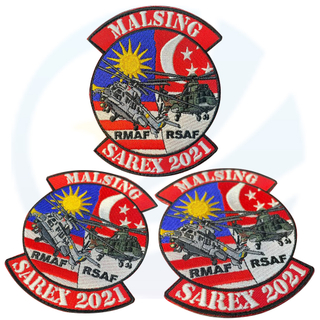Malasian Military Style Patches Sarex Malsing