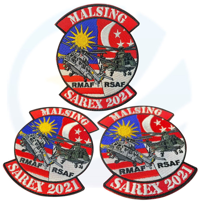 Malasian Military Style Patches Sarex Malsing