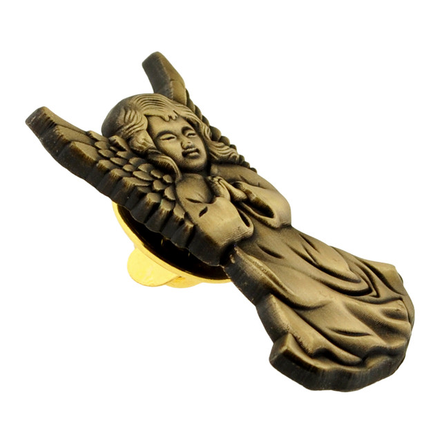 Gold Praying Angel Pin