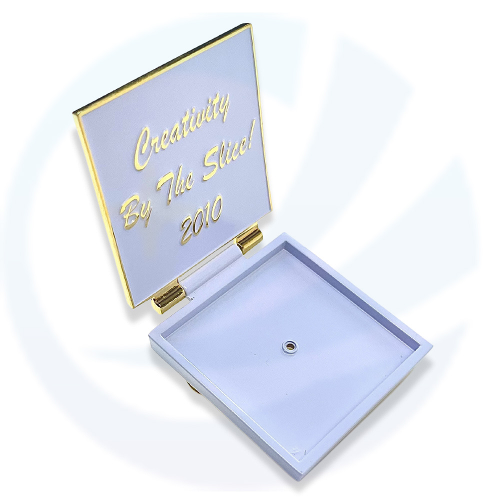 Folding Hinged Enamel Pin