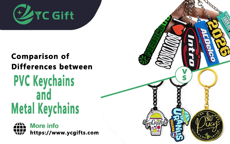 Comparison of Differences between PVC Keychains and Metal Keychains