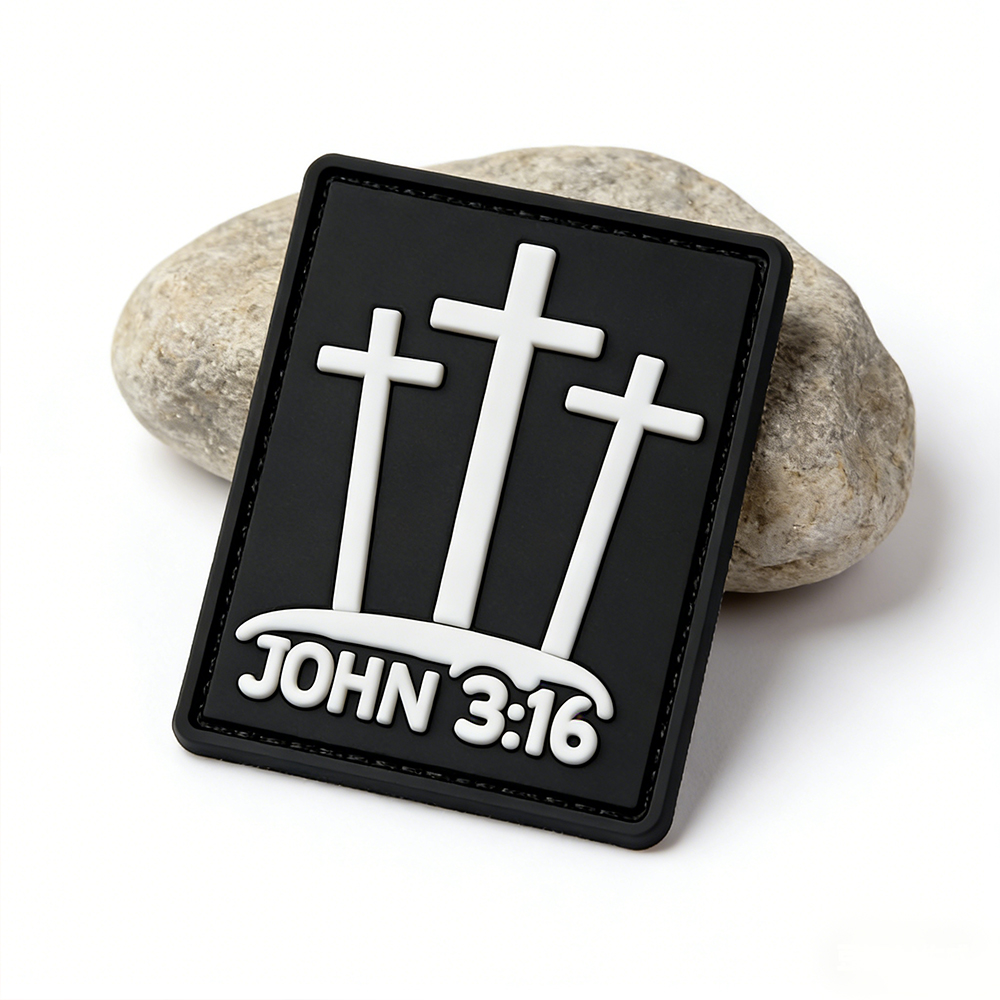 Virgin Mary Tactical Patch John Hook&Loop Patches Angel of Victory Armband Morale Badge Backpack Stickers