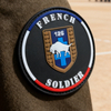 French Style Uniform PVC Patch Custom Soft Rubber Emblem Inspired by Classic French Elements for Clothing Bags Accessories