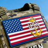 USA USN Navy Style PVC Patch American Flag Anchor Emblem 3D Soft Rubber Patch for Gear Bags Jackets
