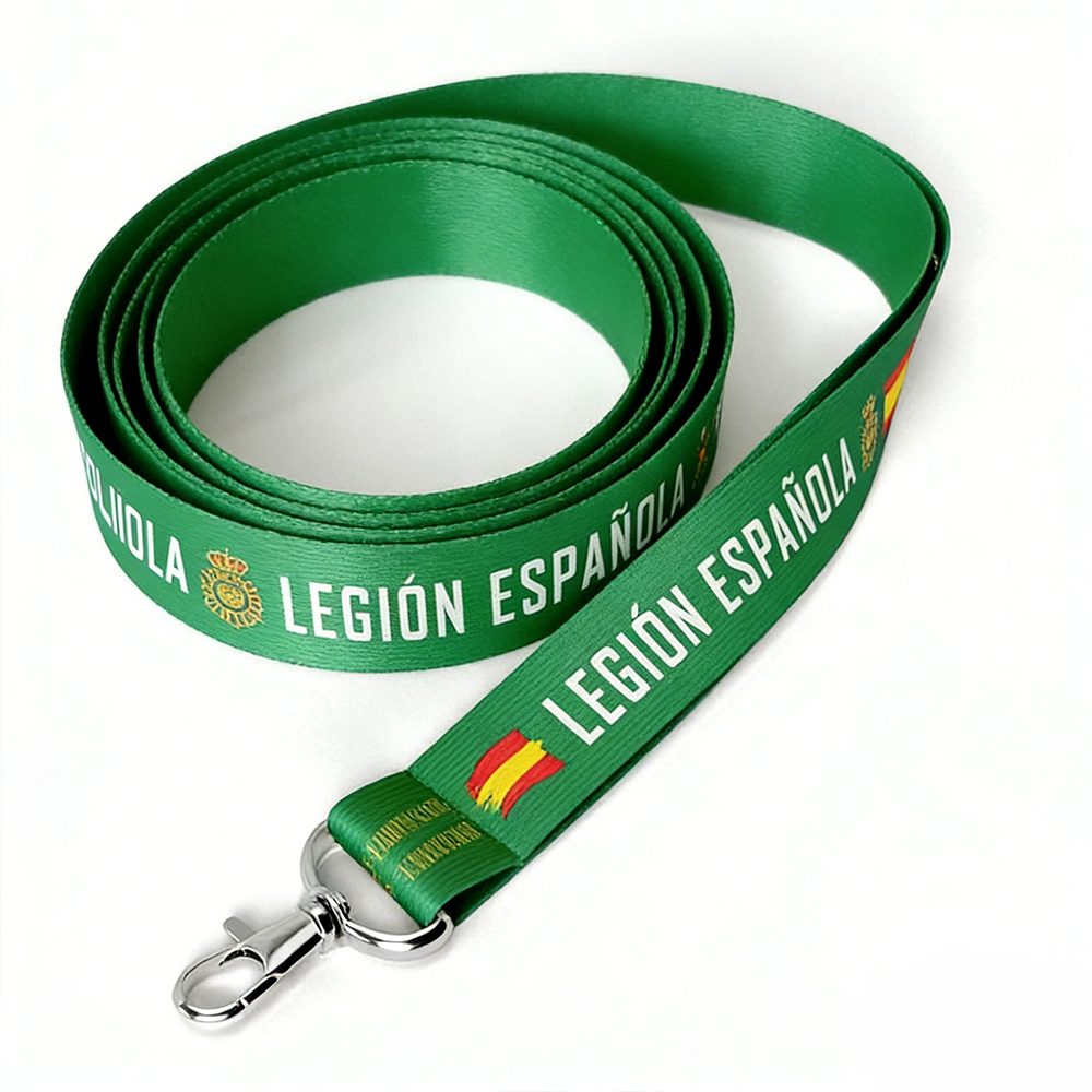 Spanish National Police Custom Lanyard with Logo for ID Card and Keychain Uniform Use