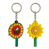 High Quality Hot Sales Usa Sunflower Custom Soft PVC Make Your Own Key Chain