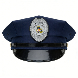 USA Precision Protective Security Service PVC Patch Gold Badge Design Durable Soft PVC Emblem