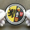 Belgium Regional Crest PVC Patch Custom Round Soft Rubber Emblem European Community Shield Design Durable PVC Patch