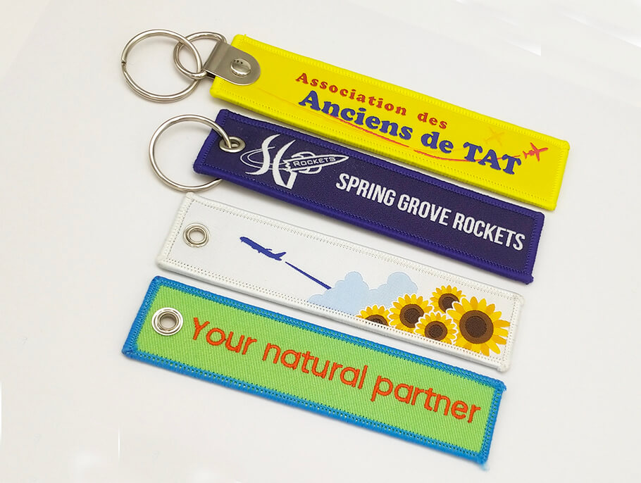 Woven Fabric Keyring
