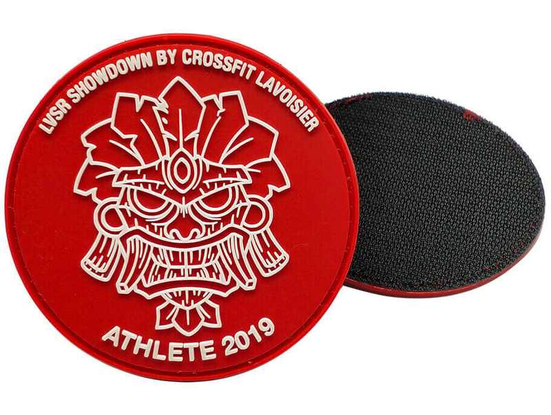 China Wholesale Custom athlete 2019 PVC Patches