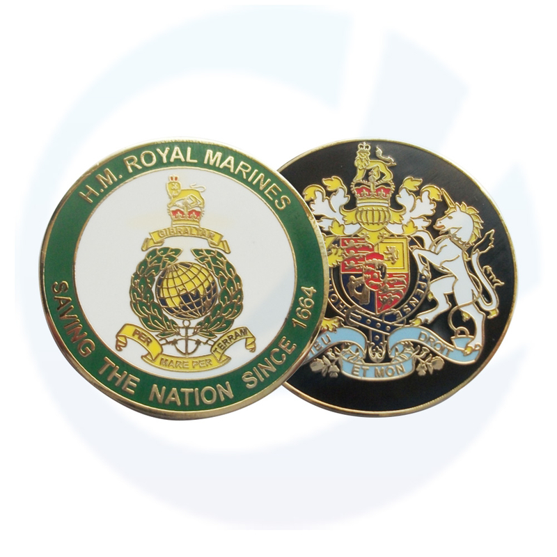 Royal Marines Challenge Coin