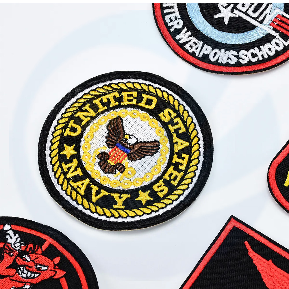 Twill embroidery Aviator Armband Badge patch for winter jacket