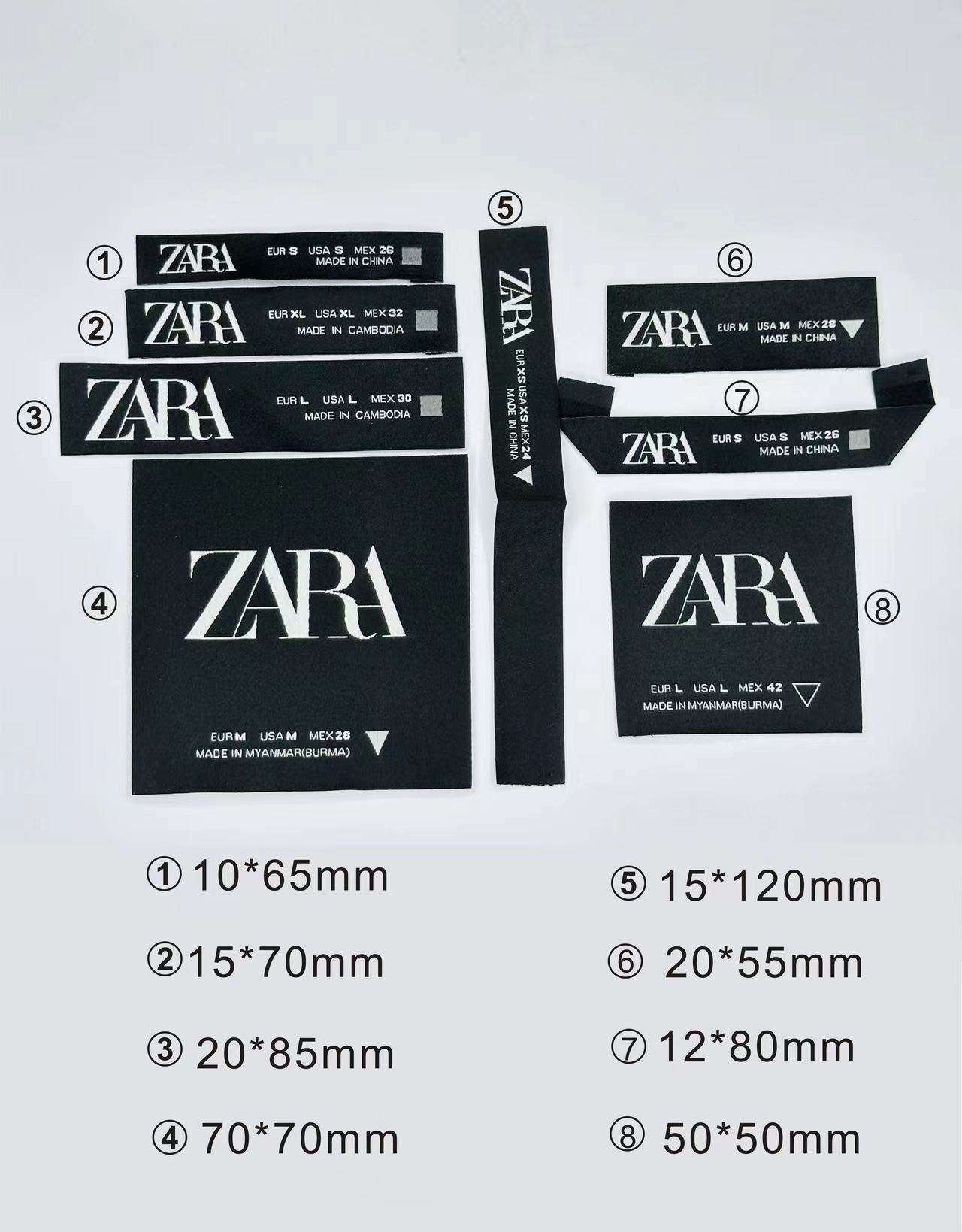 Custom Labels for Clothing Brand Logo Woven Label for Clothing Brand Clothes Label Custom