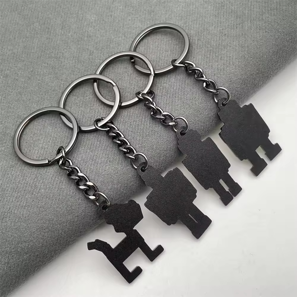 High Quality Custom Metal Car Keyrings Zinc Alloy Car Keychain