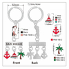 Make Your Own Logo Metal 3D KeyChain Parts Wholesale Metal Souvenir Custom Keychain Manufacturers In China