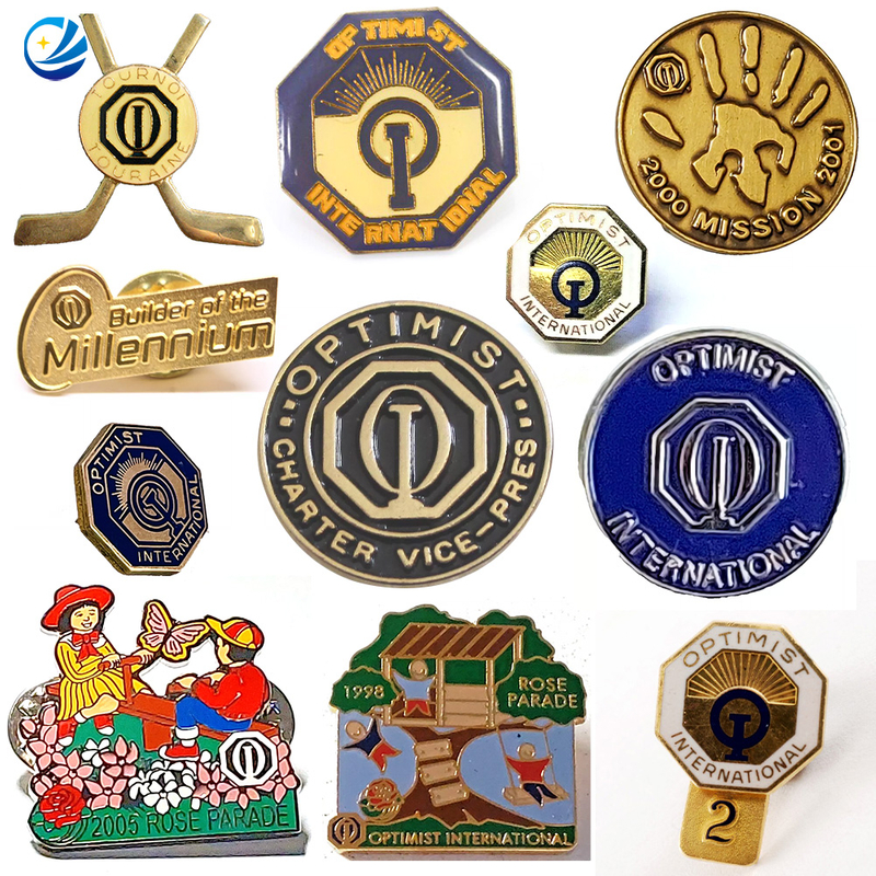 Custom Optimist International Club Pins