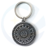 High quality zinc alloy made antique silver 3d metal car key chain custom personalized Pewter keychains with keyring