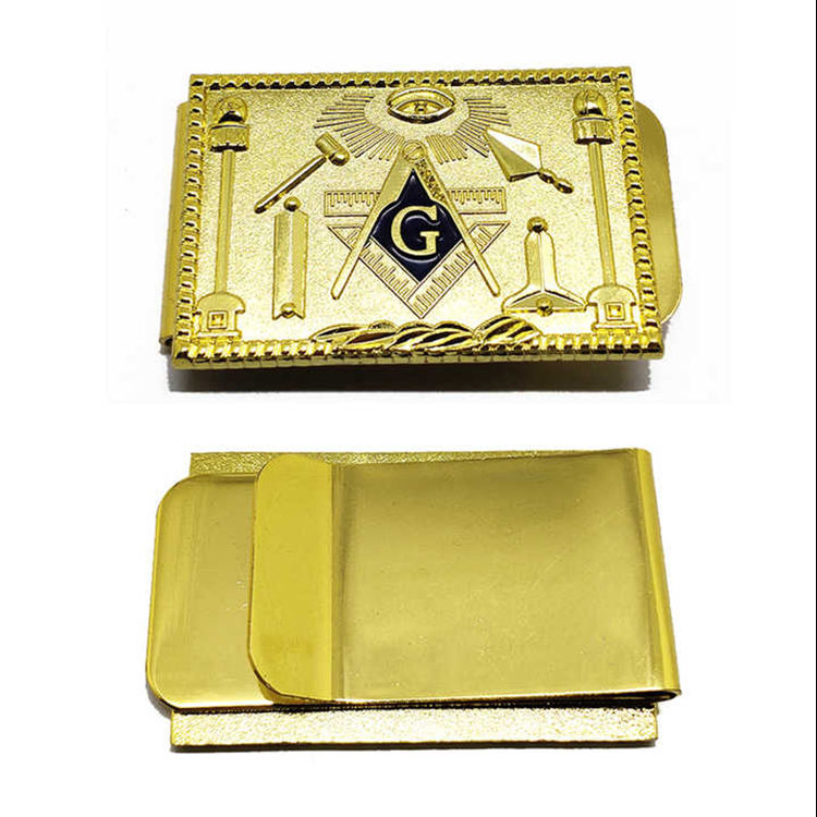 Wholesale Gift Design Logo Masonic Car Sticker Emblems Accessories Freemason Badge Brooch Enamel Custom Metal Badges Masonic Pin