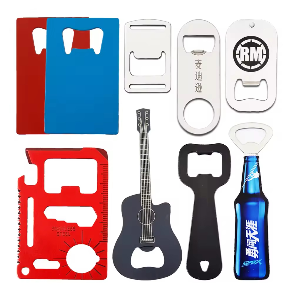 Sublimation Beer Bottle Opener Custom Carabiner Opener Bottle for Wedding Gift Metal Wine Bottle Opener