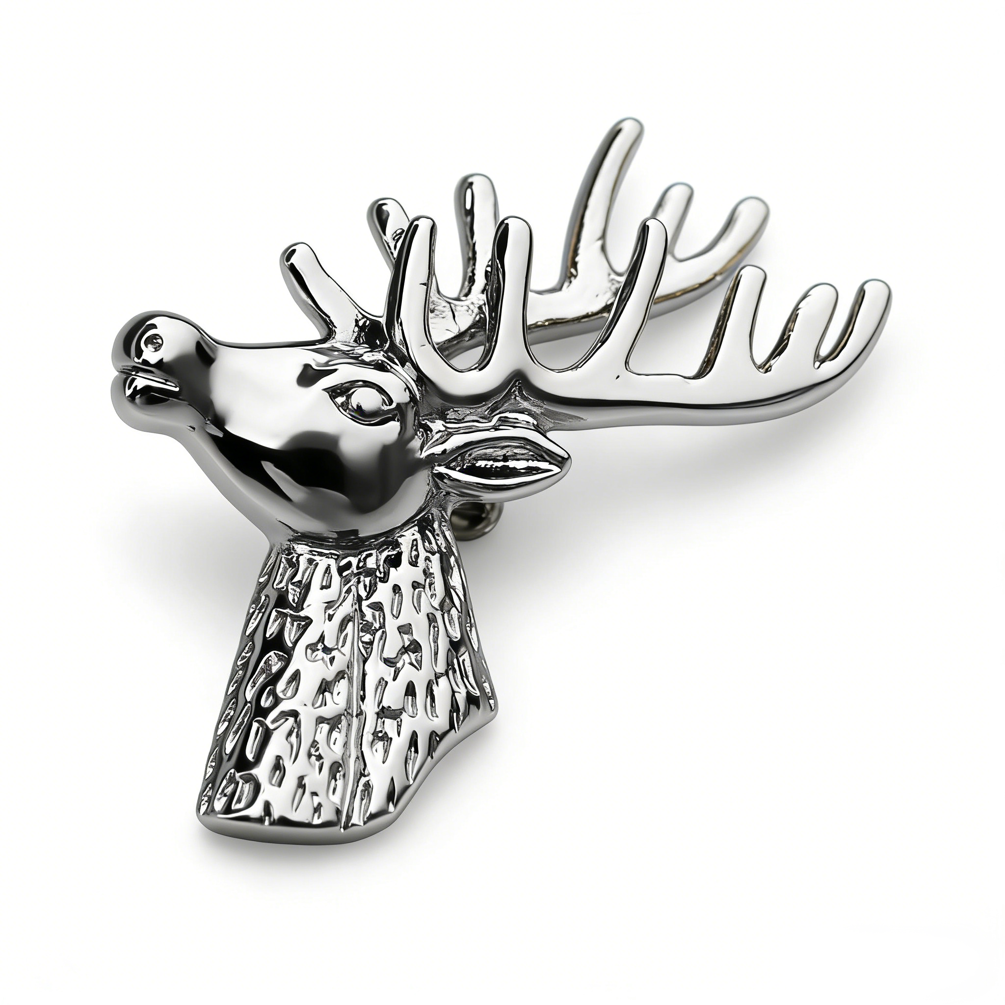 Custom Enamel Lapel Pin for Loyal Order of Moose - Moosehead Emblem Fraternal Organization Badge with Clutch Backing