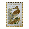 custom New Jersey State Bird Enamel Pin New Mexico Stamp Pin