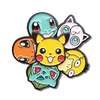 Custom Designs Cute Anime Pokemon Badge Animal Game Pokemon Pikachu Enamel Pin Go For Kids