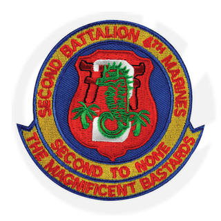2ND BATTALION 4TH MARINES PATCH