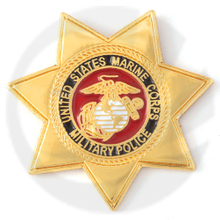 U.S. MARINE CORPS MILITARY POLICE BADGE PIN