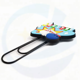 Soft Pvc 3d 2d Cartoon Bookmark For Books