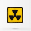 Cancel Pvc Anti Radiation Patch Mushroom Shape Cloud Nuclear Radiation 3D Rubber Patch Pvc Security Seal Tags for Bag Hat DIY