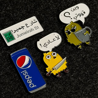 Custom Enamel Badge Metal Crafts Creative Phone Stickers Cartoon Badge Custom Lapel Pin Cute Hard