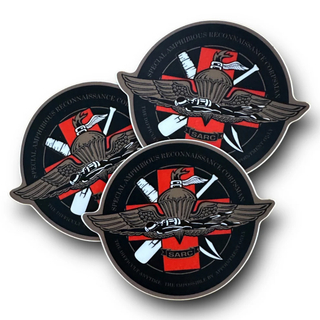 Custom Amphib Recon SARC PVC Patch 3d Rubber Badges Iron on Designer Patches High Quality Force Patches for Brand Clothing