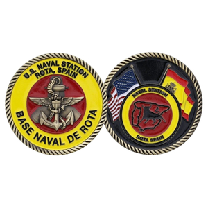 Factory Customized 3D Enamel Spain Spanish Bullfighting Flag Map Commemorative Challenge Coin Custom Challenge Coins Spain