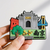 Custom Logo World Cities Travel 3D Magnetic Tourism Souvenirs Tourist Souvenir Custom Fridge Magnet