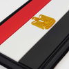 Hot Sale Customized Egypt 3D Cartoon Sew-On Clothing Accessories Fashionable Good Embossed And Carved Soft PVC Patches