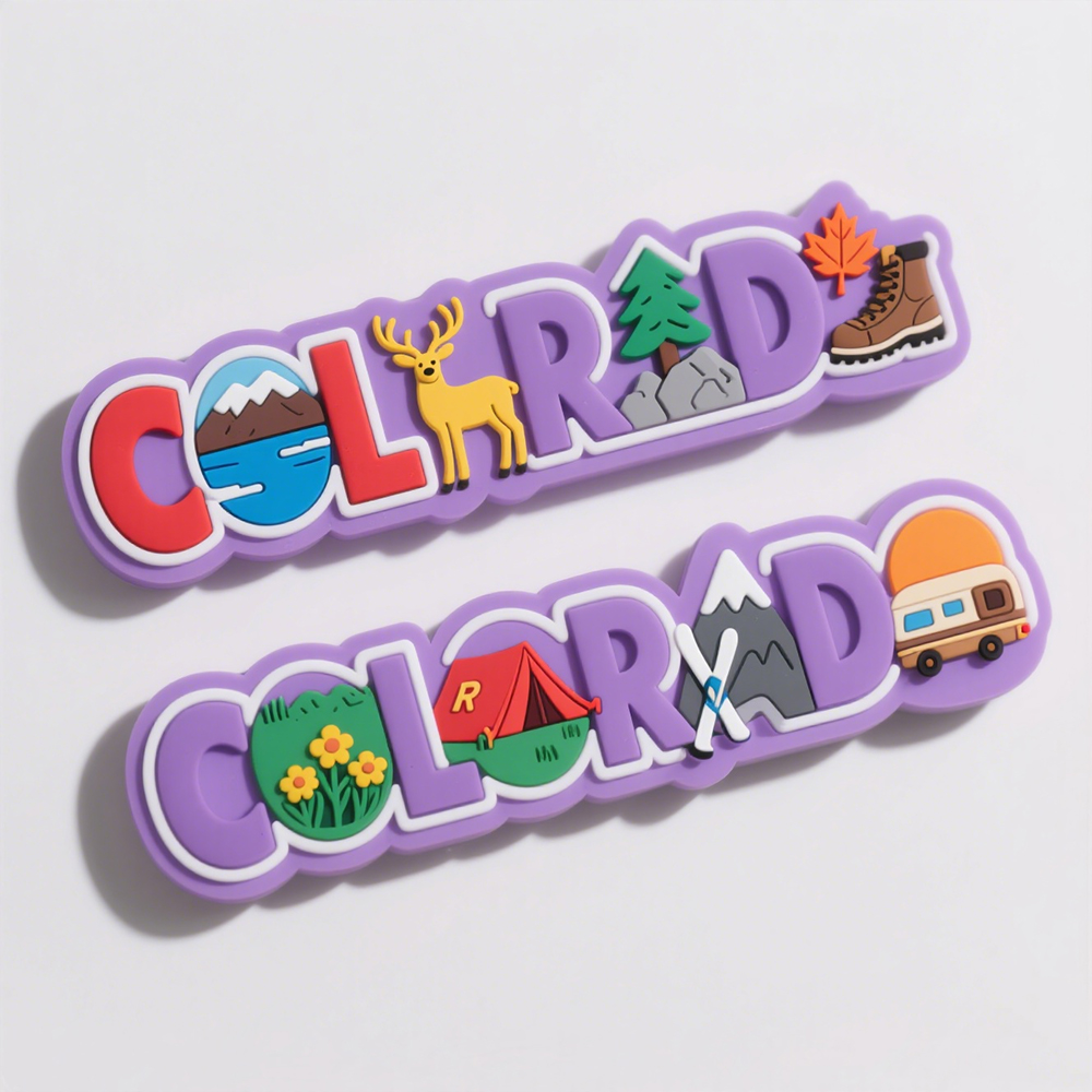 Custom Printed 3D Tourism Souvenirs Silicone Refrigerator Magnets Sticker Maker for Promotional Fridge Featuring Different