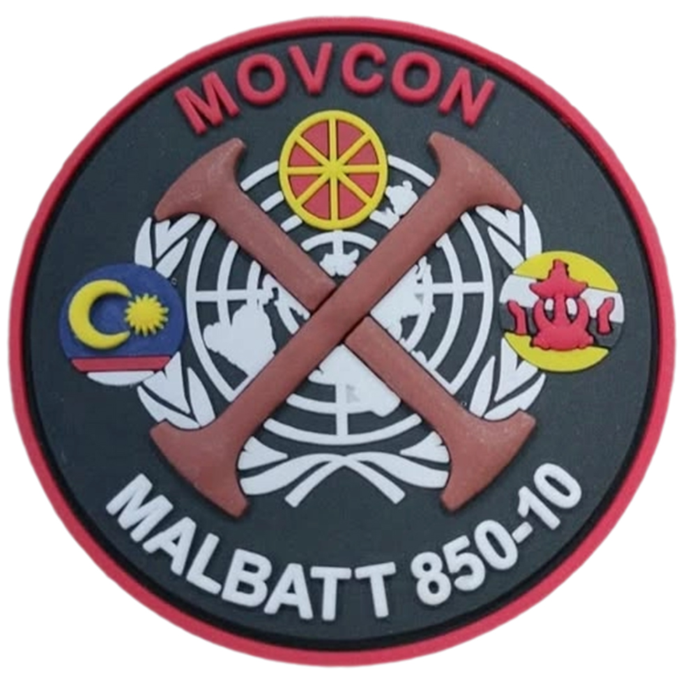 Custom Rubber PVC Patch Malaysia Patch 3d Logo Tactical Rubber Patch