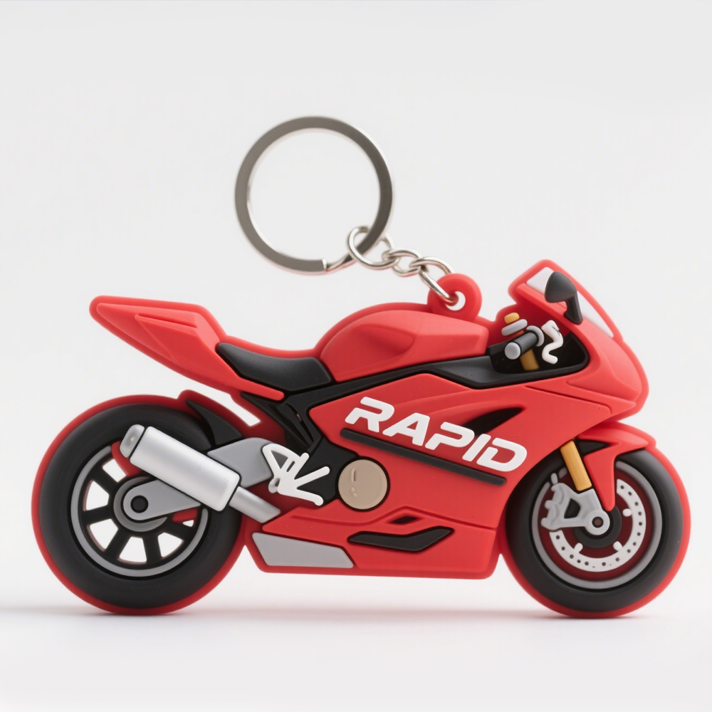 Best Seller Promotion Gift Motorbike Motorcycle Soft Pvc Key Chain Customize Rubber Key Chain