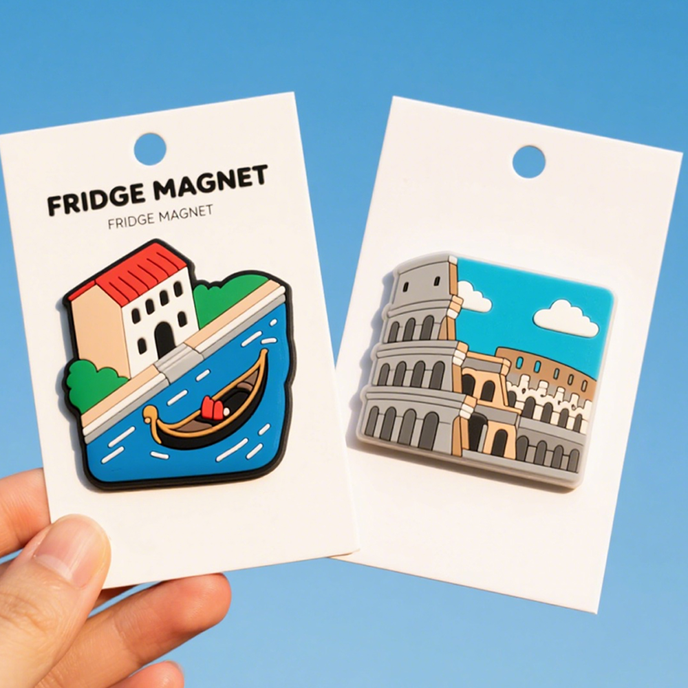 Custom Fridge Magnet Manufacturer Soft Pvc Badge Custom logo for Home