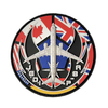 Black 3D PVC Rubber Canadian National Flag Patch with Hooked Backing Tactical Maple Leaf Emblem Patch From for Canada