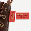 Custom Durable Rainproof PVC logo Patch Badge for Outdoor Hiking Shoes
