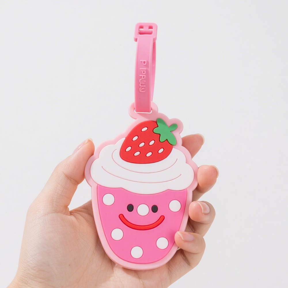 China Factory Price High Quality Colorful Luggage Label DIY Pvc Luggage Tag Soft for Luggage Cases