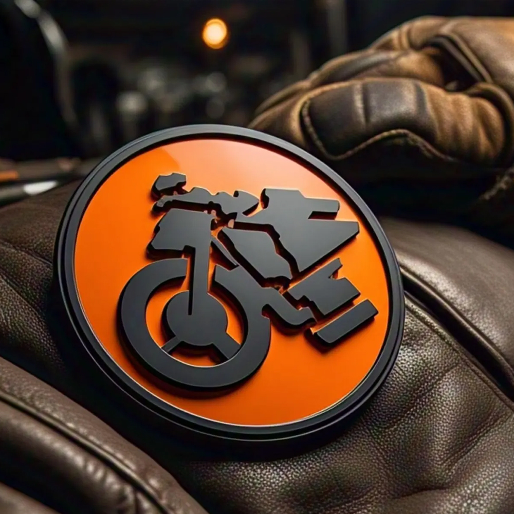 Custom Ride Riding Bicycle PVC Patches | Durable Soft Rubber Cycling Patches for Jackets & Bags