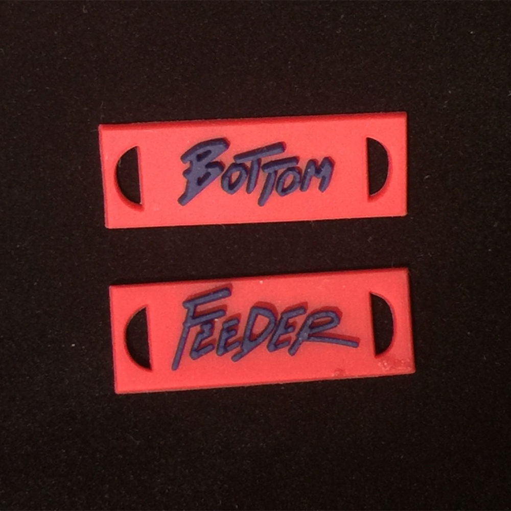 Custom Embossed Football Sneaker with 3D Soft PVC Shoe Lace Tag Reflective Feature Attach with Safety Pin-Promotional