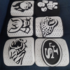 Good Quality Custom 3d Pvc Rubber Label Patch Machine Velcro Soft Pvc Patches for Rugby protective shield