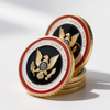 15 Years Experienced Custom Enamel Challenge Coins Manufacturer Double-Sided Gold 3D UV Printed Commemorative Souvenir Coins