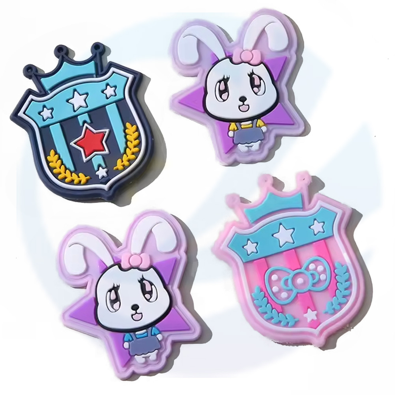 Customized Garment 3D Pvc Patch Soft Embossed Rubber Silicon Tags