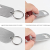 Promotional Gifts Customized Guitars Metal Aluminum Beer Custom Keychain Bottle Opener