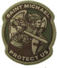 ST. MICHAEL PROTECT US Embroidery Patch