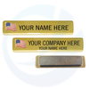  PATRIOTIC ENGRAVED NAME PLATE WITH USA FLAG